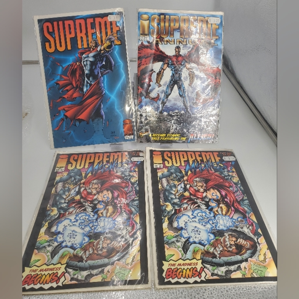 Supreme Image Comics Lot of 4 Comic Books